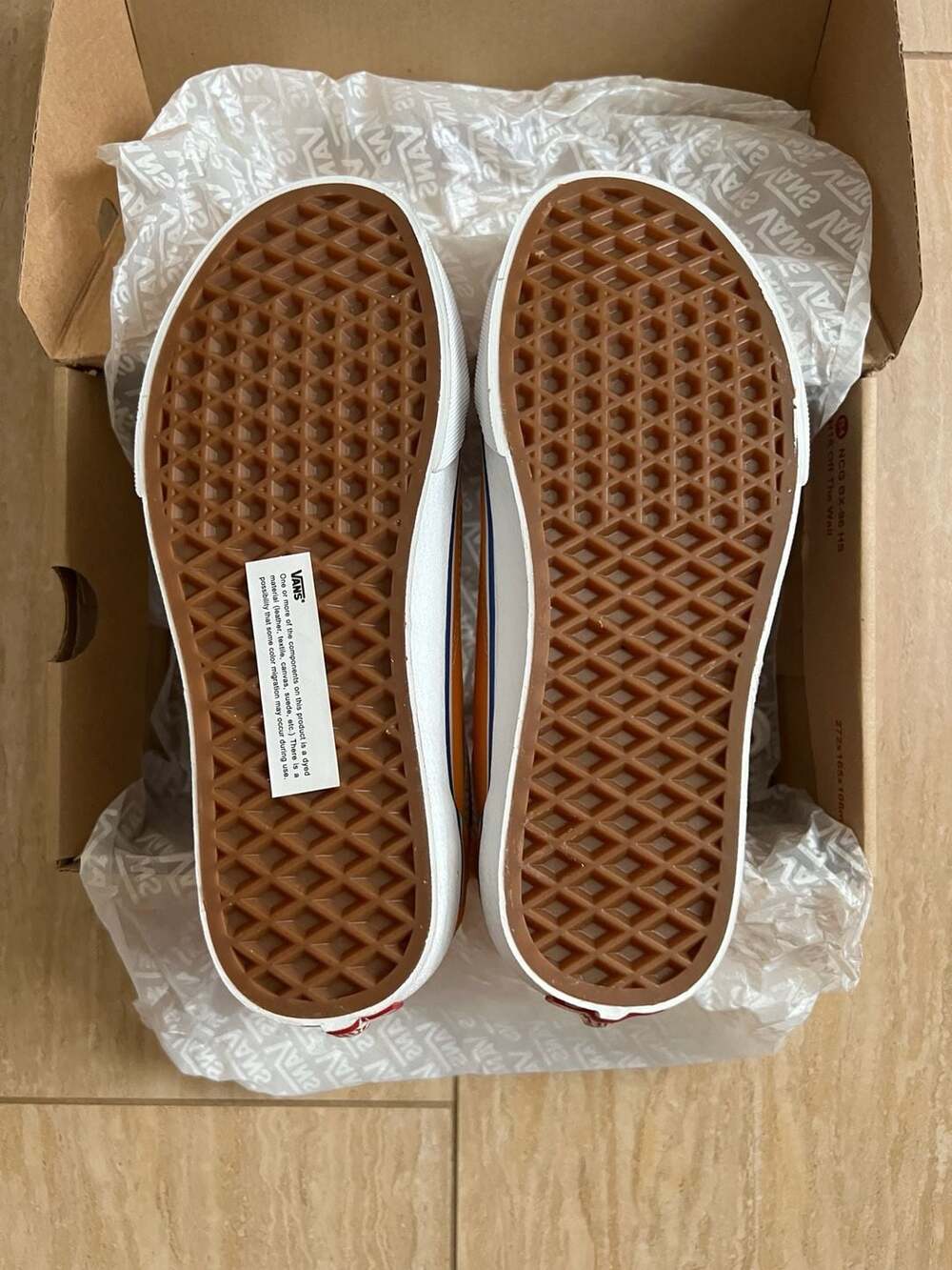 Vans Old Skool Zinnia Orange Suede Canvas Shoes Women's 5.5 / Men's 4.0 - Picture 5 of 7